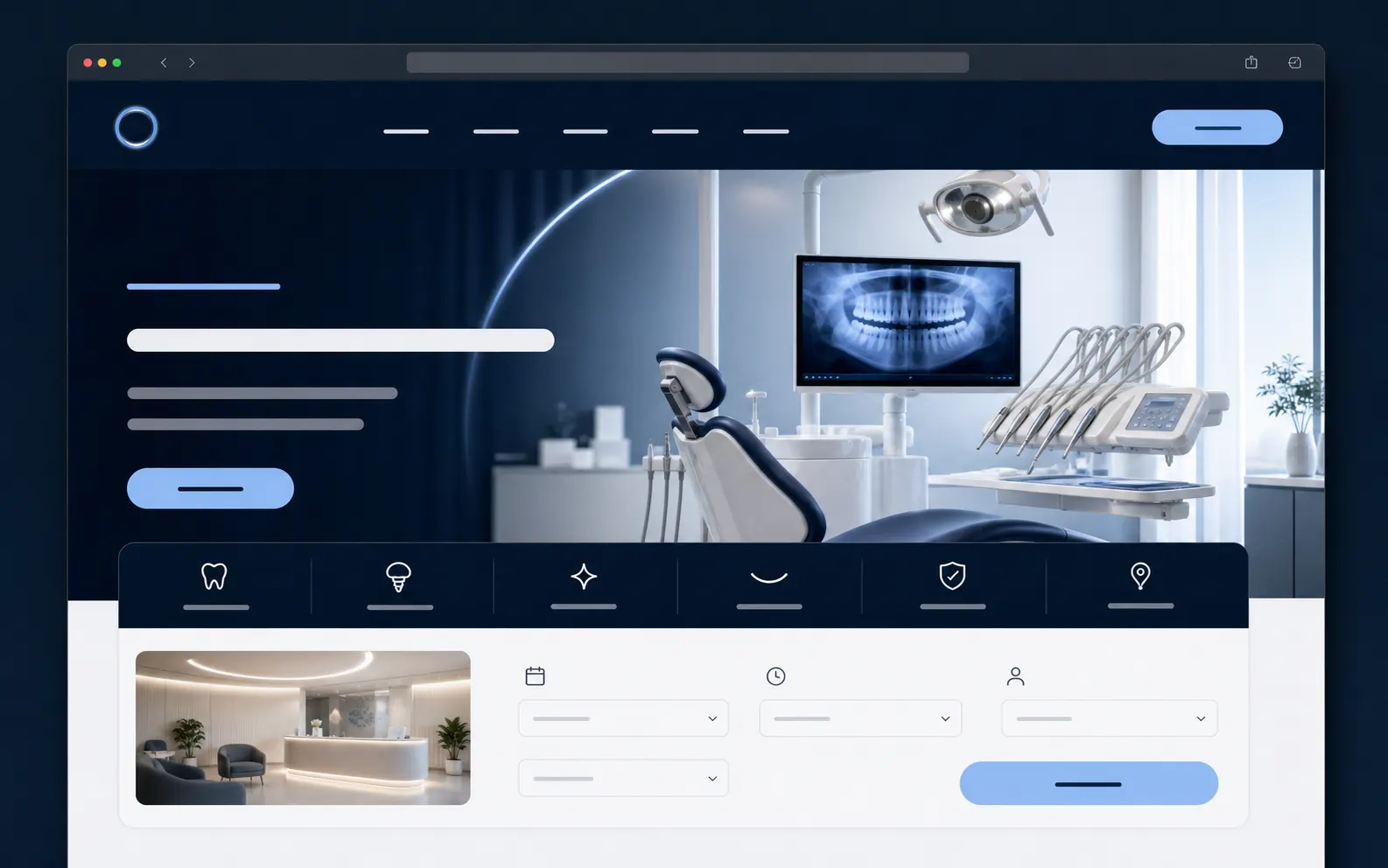 Poslije — premium web koncept stomatološke ordinacije